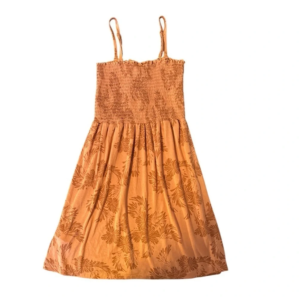 Girl’s Roxy Orange Floral Dress